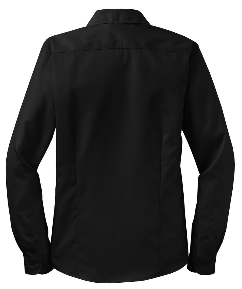 Port Authority Ladies Non-Iron Twill Shirt - Black