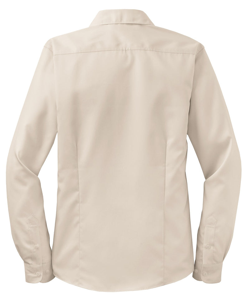 Port Authority Ladies Non-Iron Twill Shirt - Light Stone