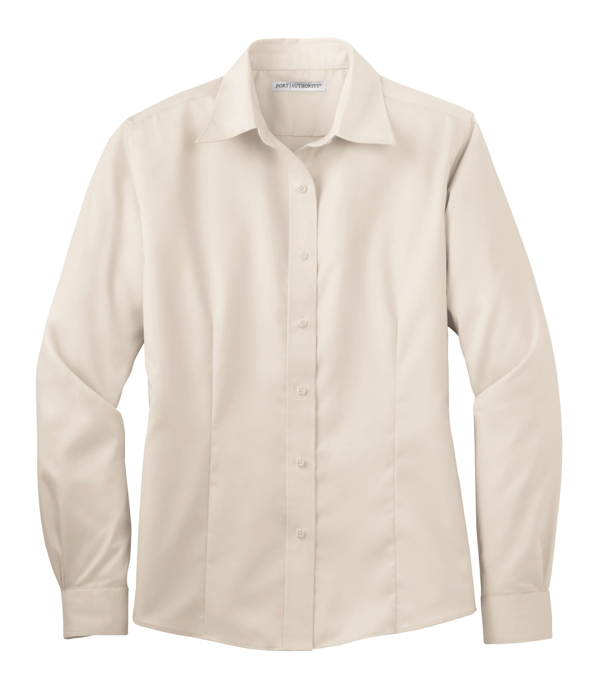 Port Authority Ladies Non-Iron Twill Shirt - Light Stone