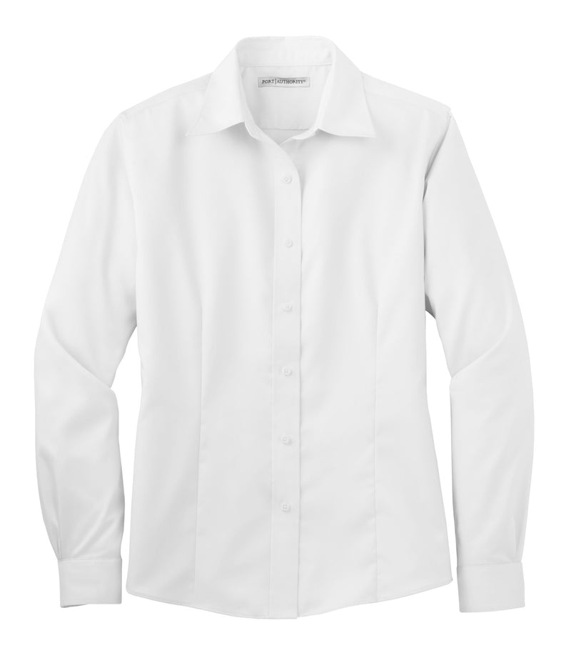 Port Authority Ladies Non-Iron Twill Shirt - White