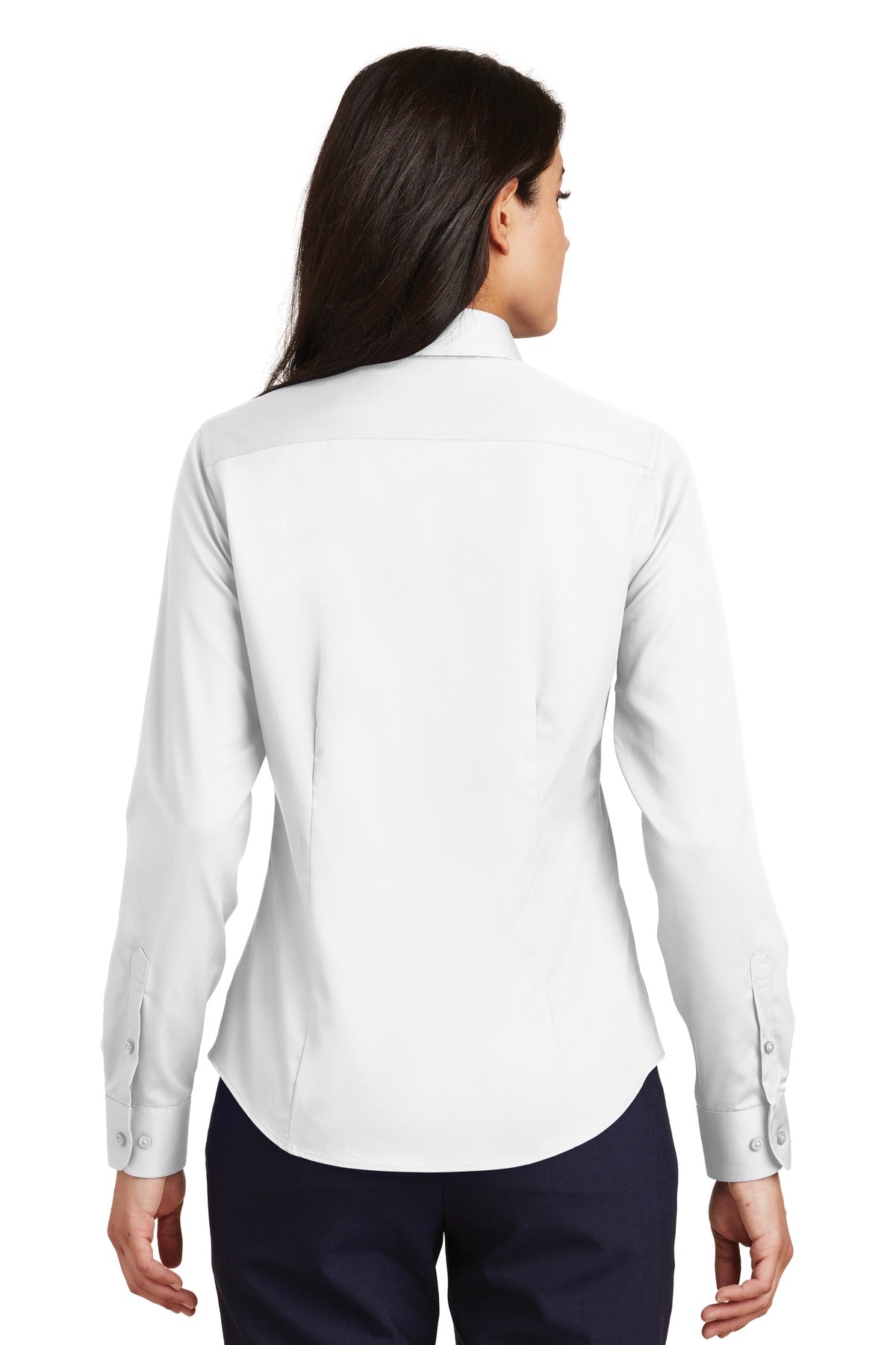 Port Authority Ladies Non-Iron Twill Shirt - White