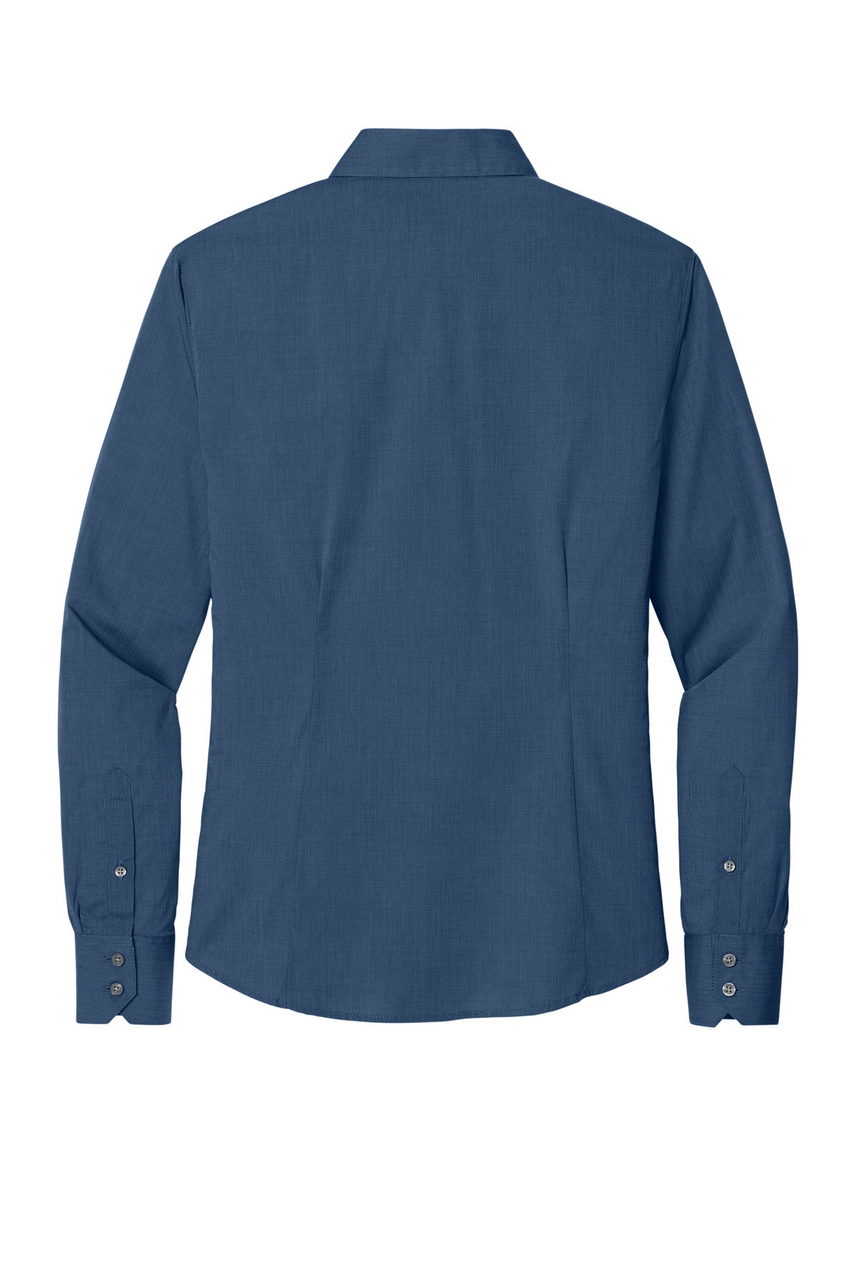 Port Authority Women's Crosshatch Easy Care Shirt - Deep Blue