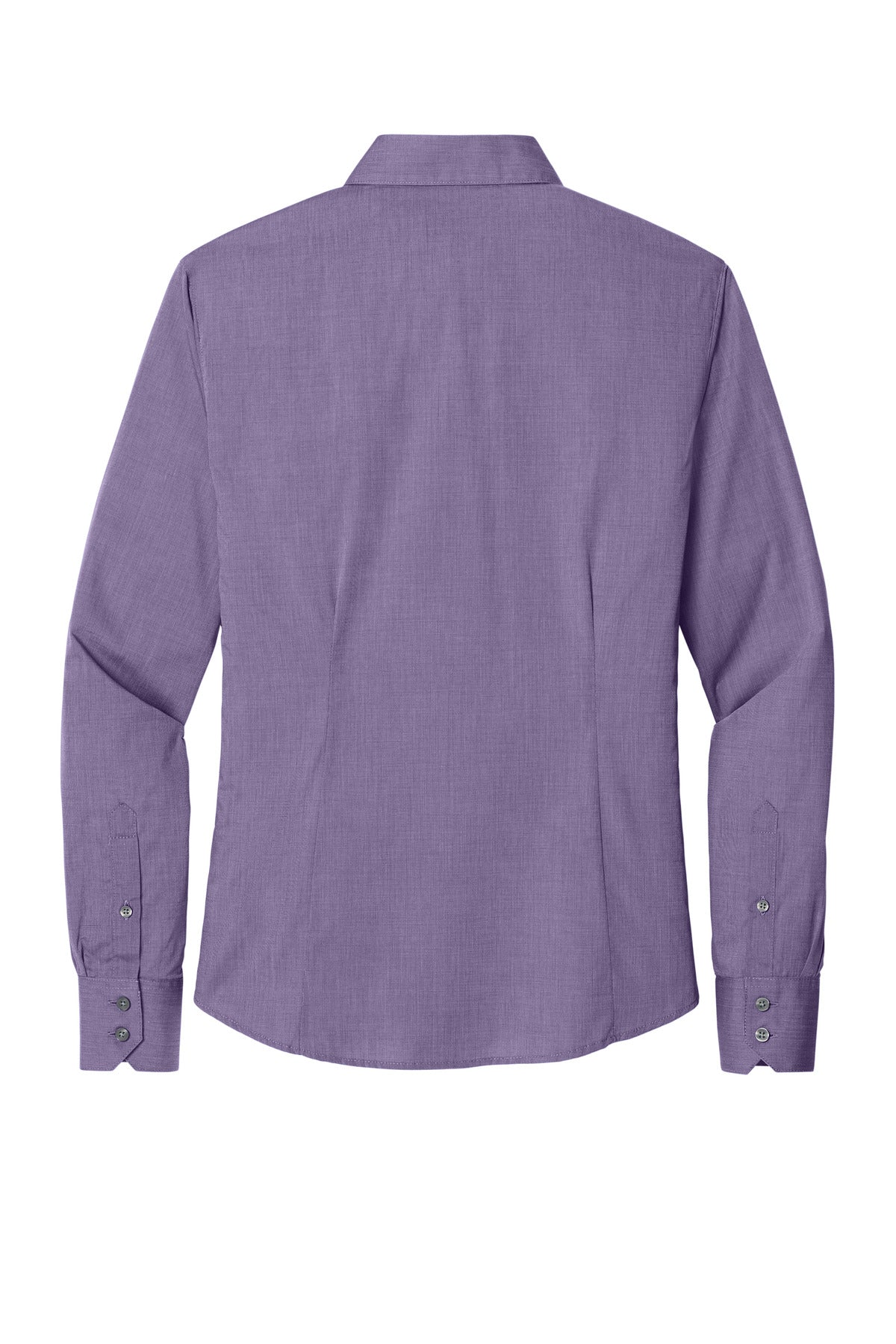 Port Authority Women's Crosshatch Easy Care Shirt - Grape Harvest