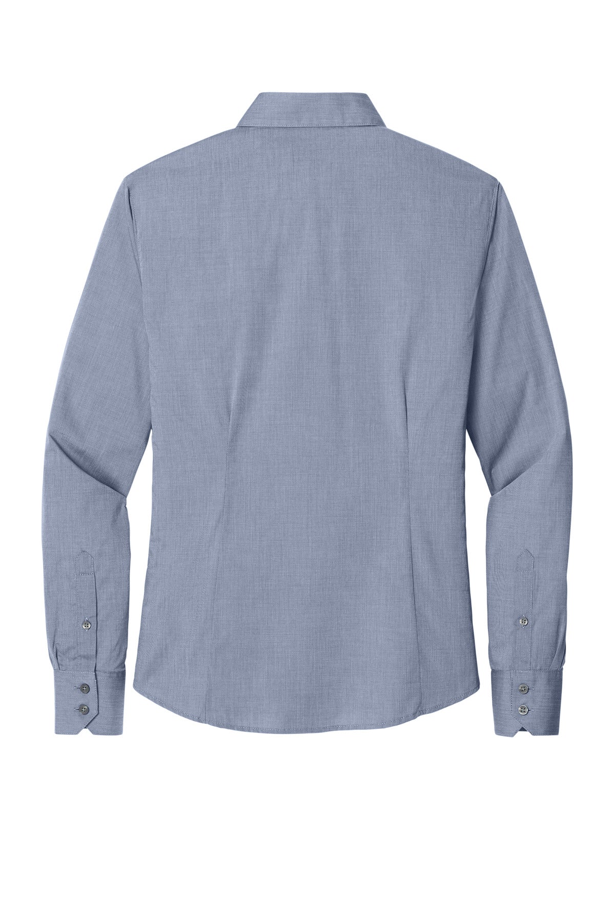 Port Authority Women's Crosshatch Easy Care Shirt - Navy Frost