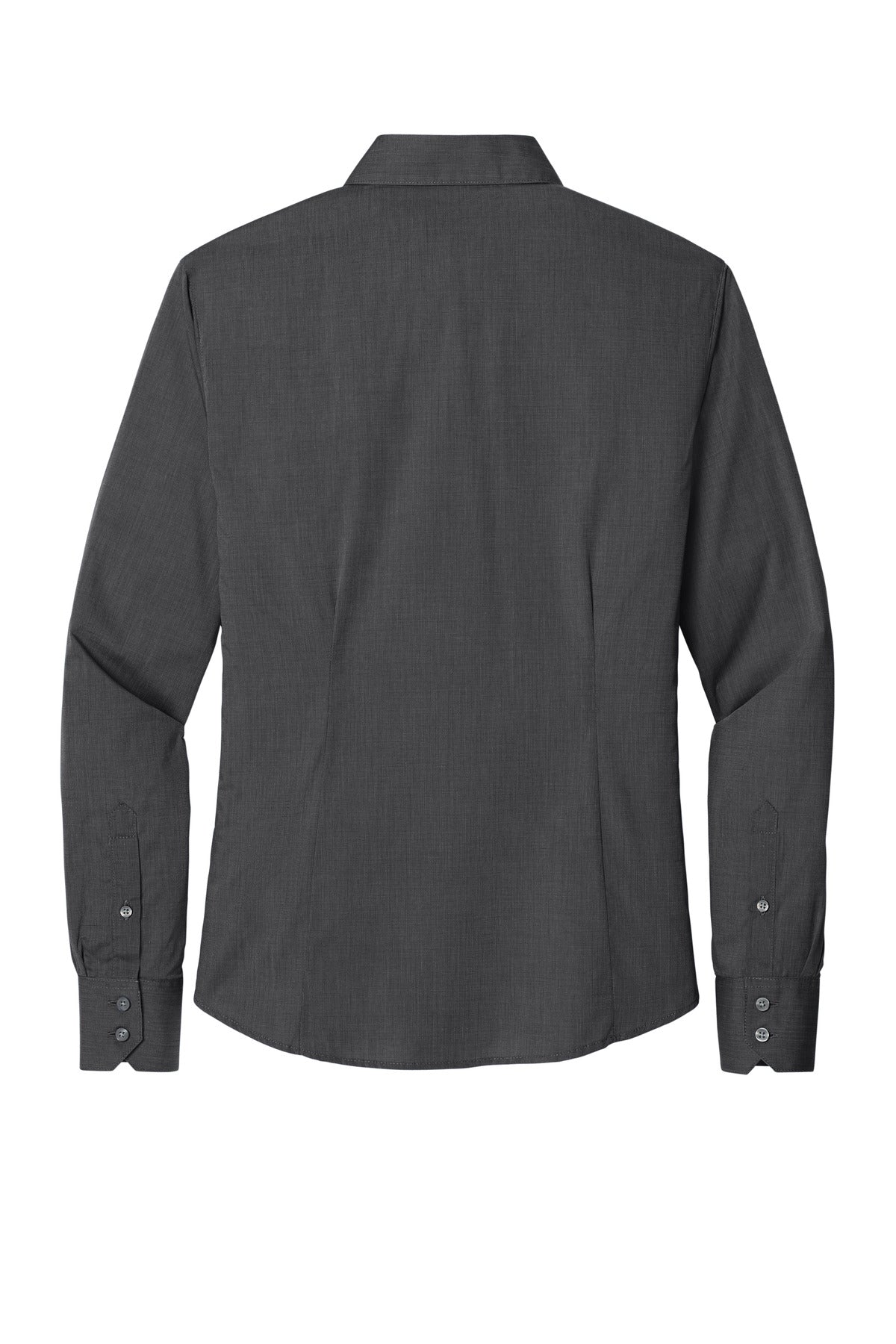 Port Authority Women's Crosshatch Easy Care Shirt - Soft Black