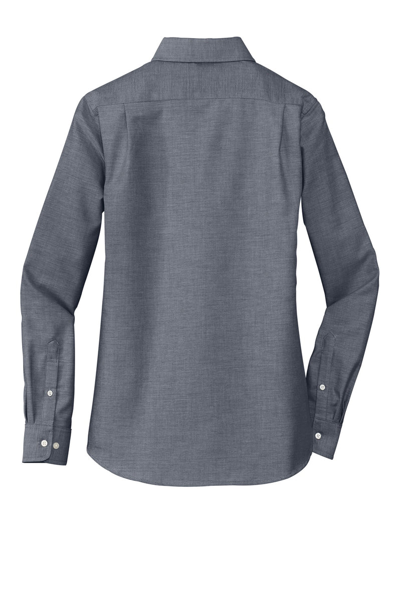 Port Authority Women's SuperPro Oxford Shirt - Black