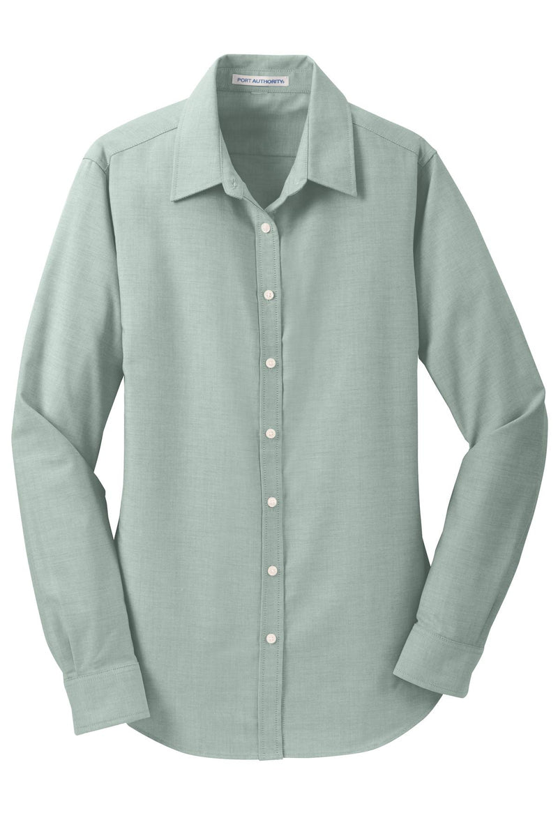Port Authority Women's SuperPro Oxford Shirt - Green