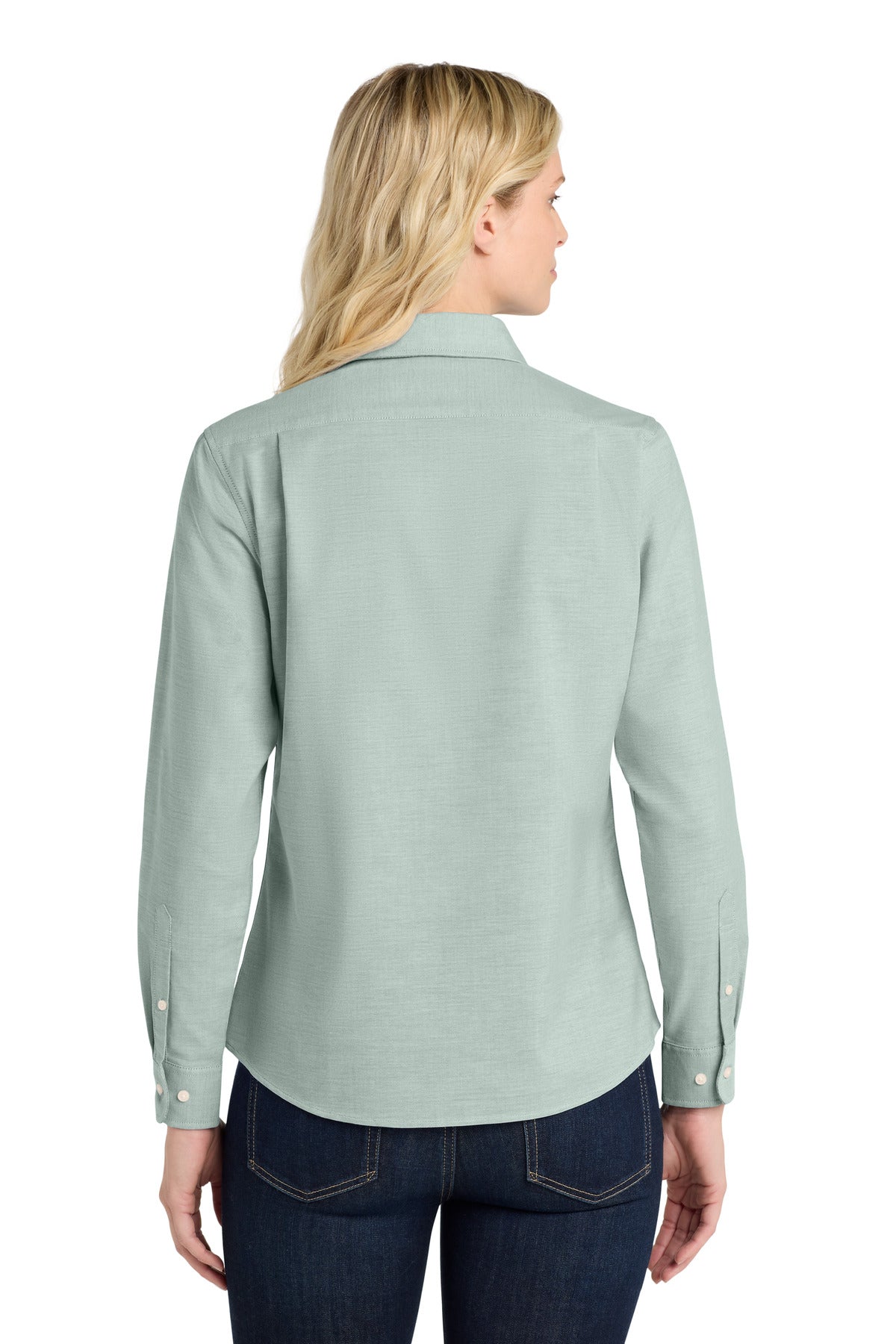 Port Authority Women's SuperPro Oxford Shirt - Green