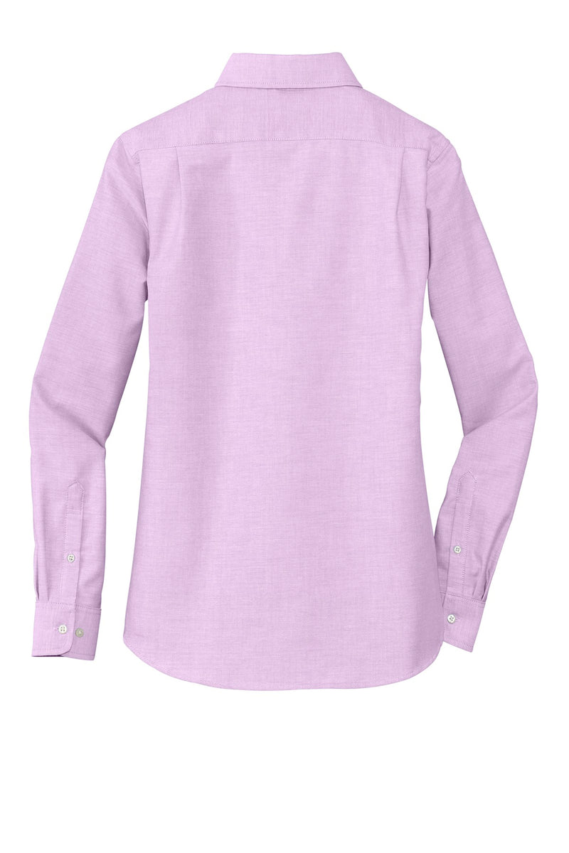 Port Authority Women's SuperPro Oxford Shirt - Soft Purple