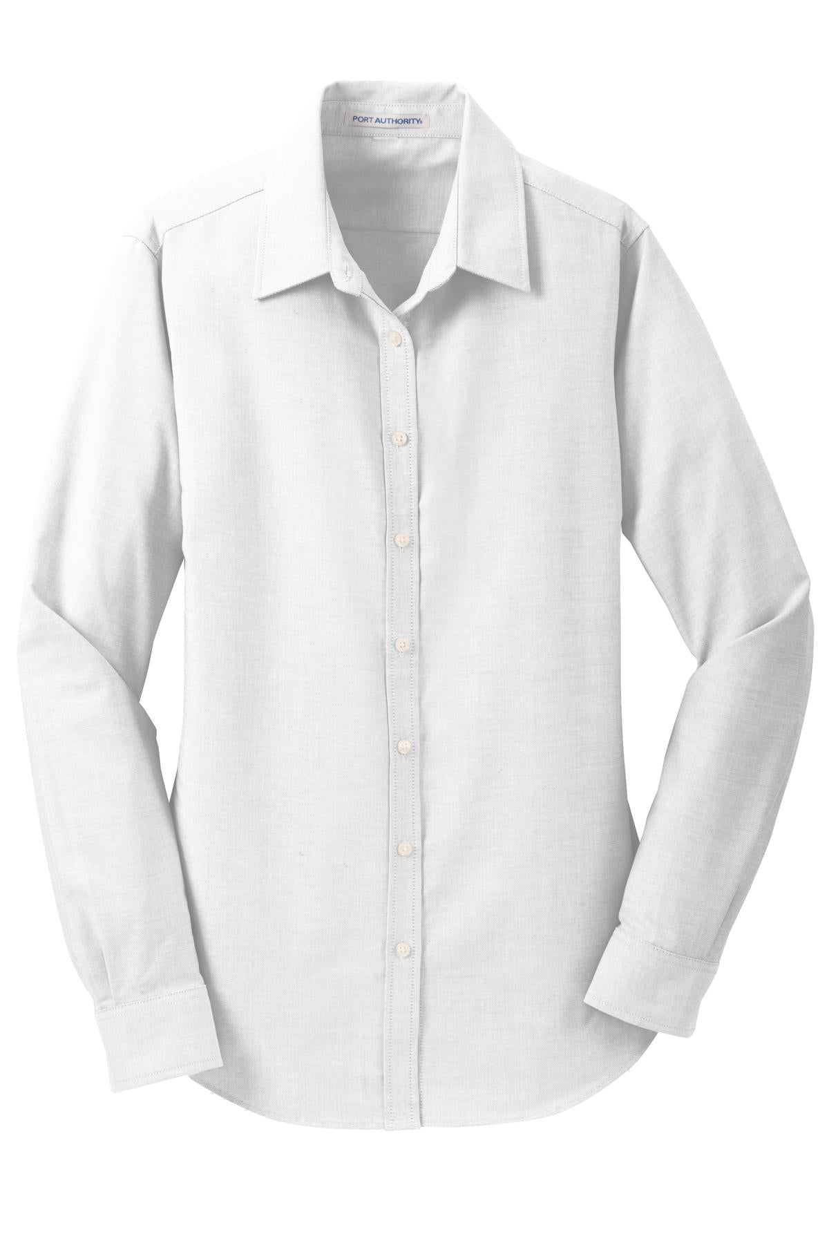 Port Authority Women's SuperPro Oxford Shirt - White