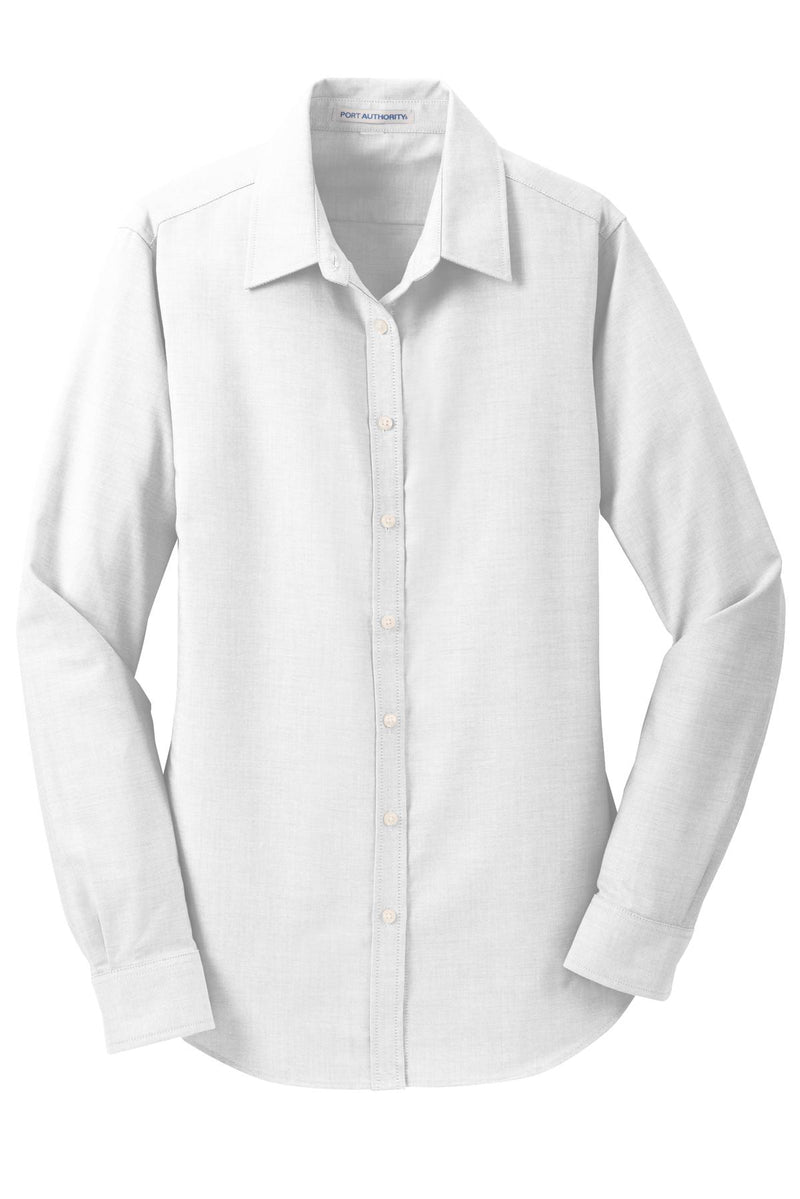 Port Authority Women's SuperPro Oxford Shirt - White