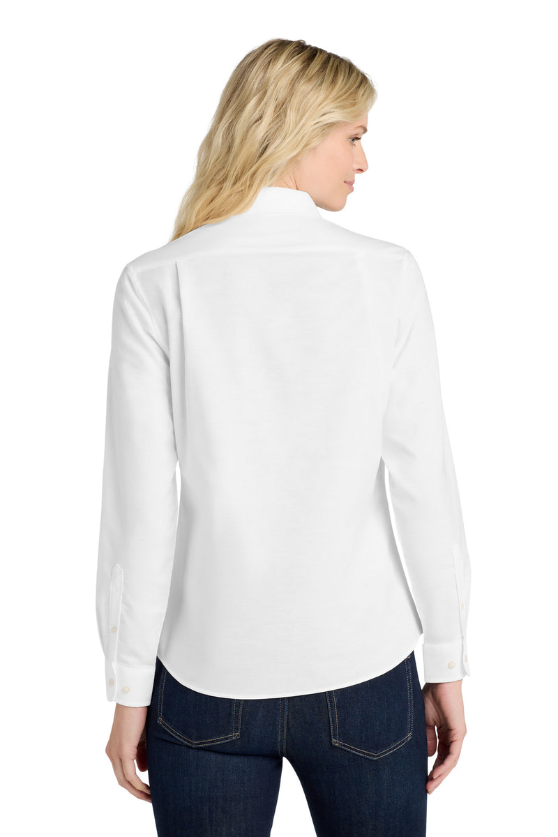 Port Authority Women's SuperPro Oxford Shirt - White