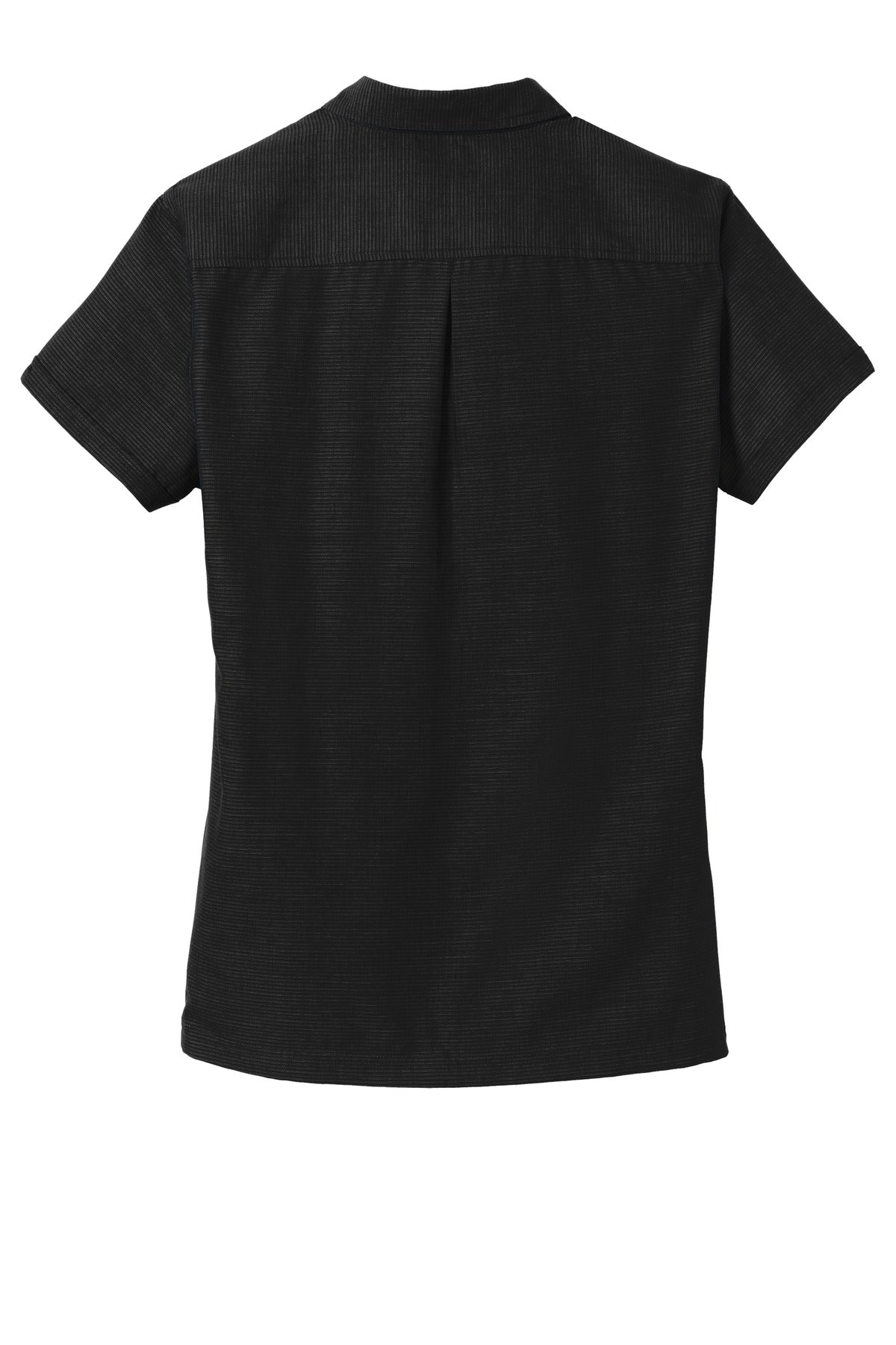 Port Authority Ladies Textured Camp Shirt - Black