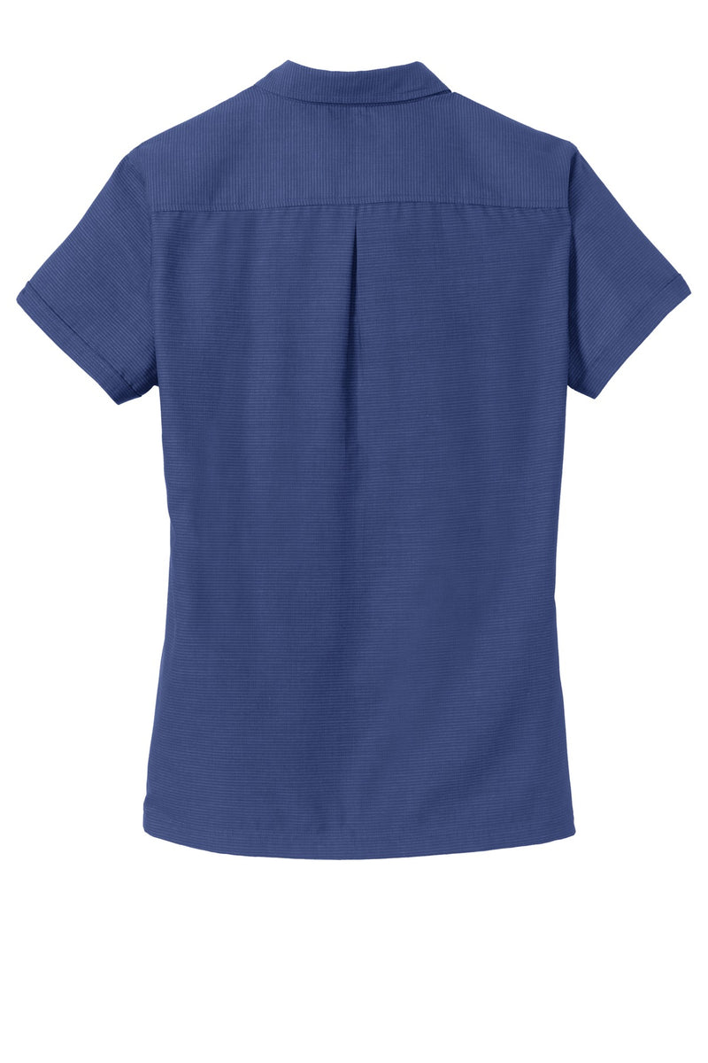 Port Authority Ladies Textured Camp Shirt - Royal
