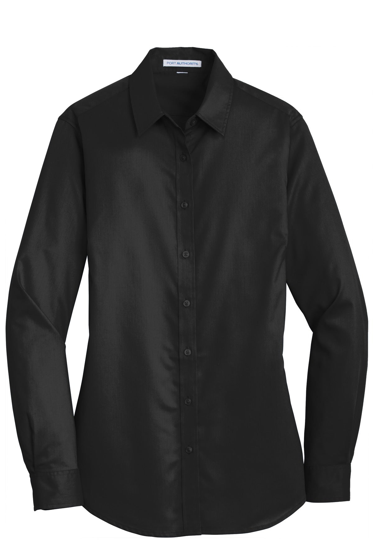 Port Authority Women's SuperPro Twill Shirt - Black