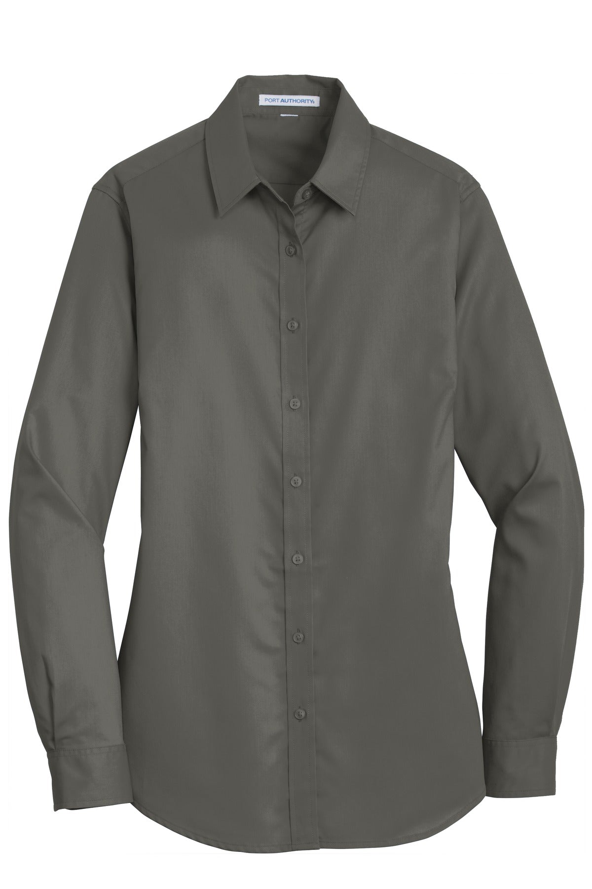 Port Authority Women's SuperPro Twill Shirt - Sterling Grey