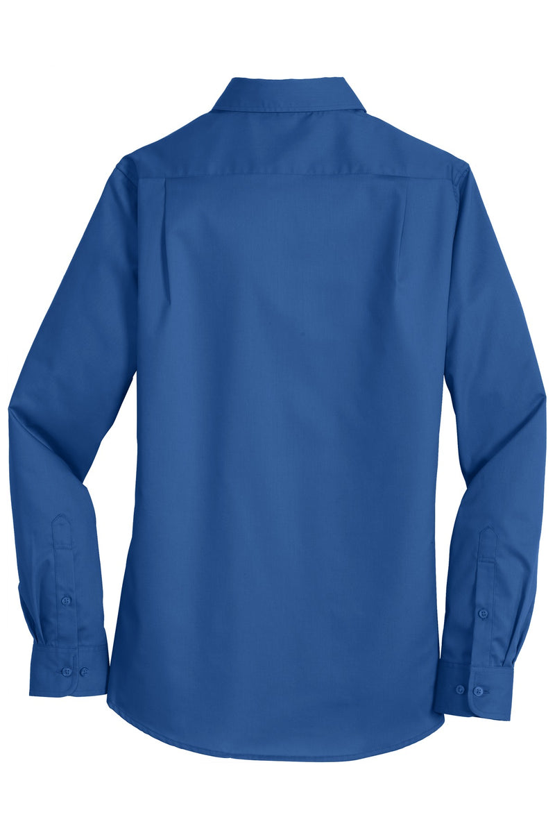Port Authority Women's SuperPro Twill Shirt - True Blue