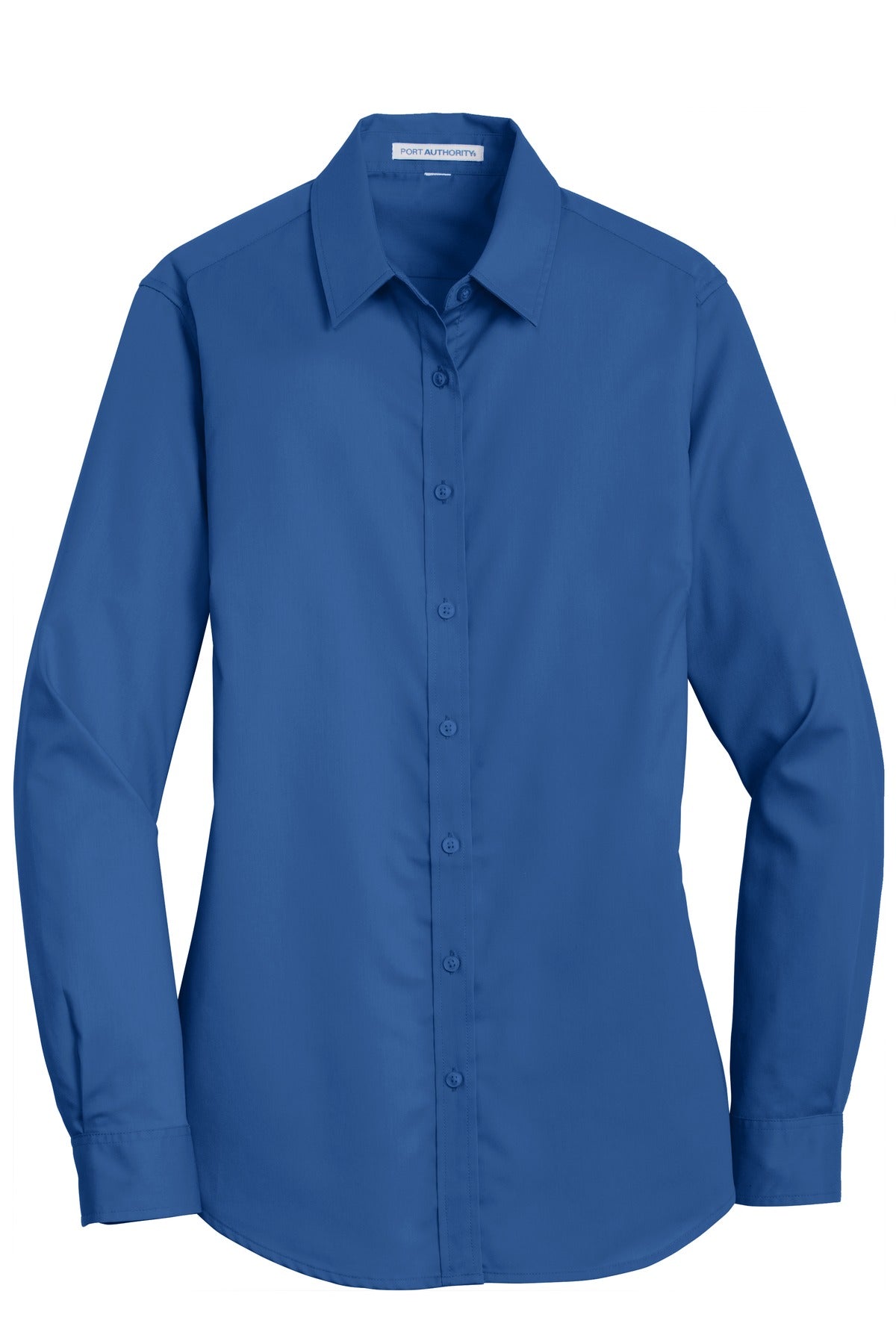 Port Authority Women's SuperPro Twill Shirt - True Blue
