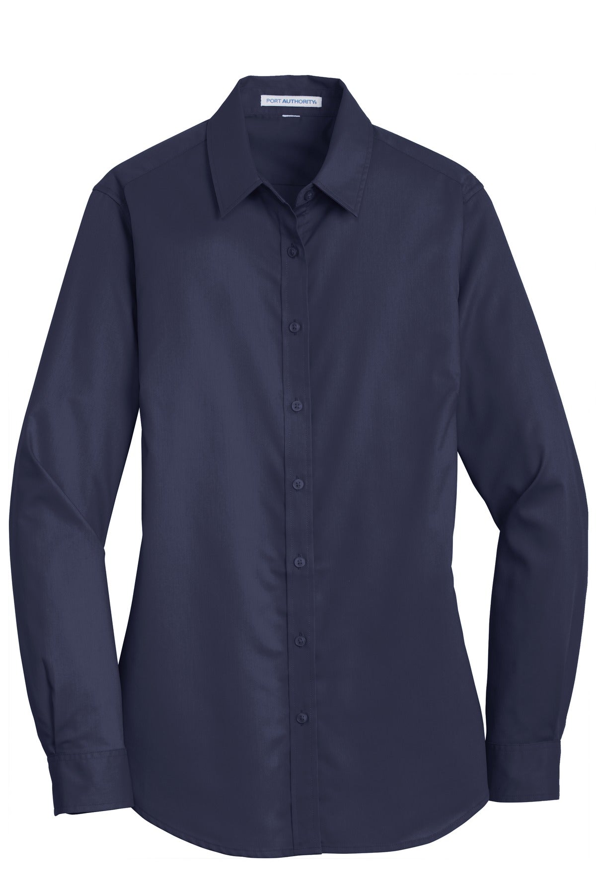 Port Authority Women's SuperPro Twill Shirt - True Navy