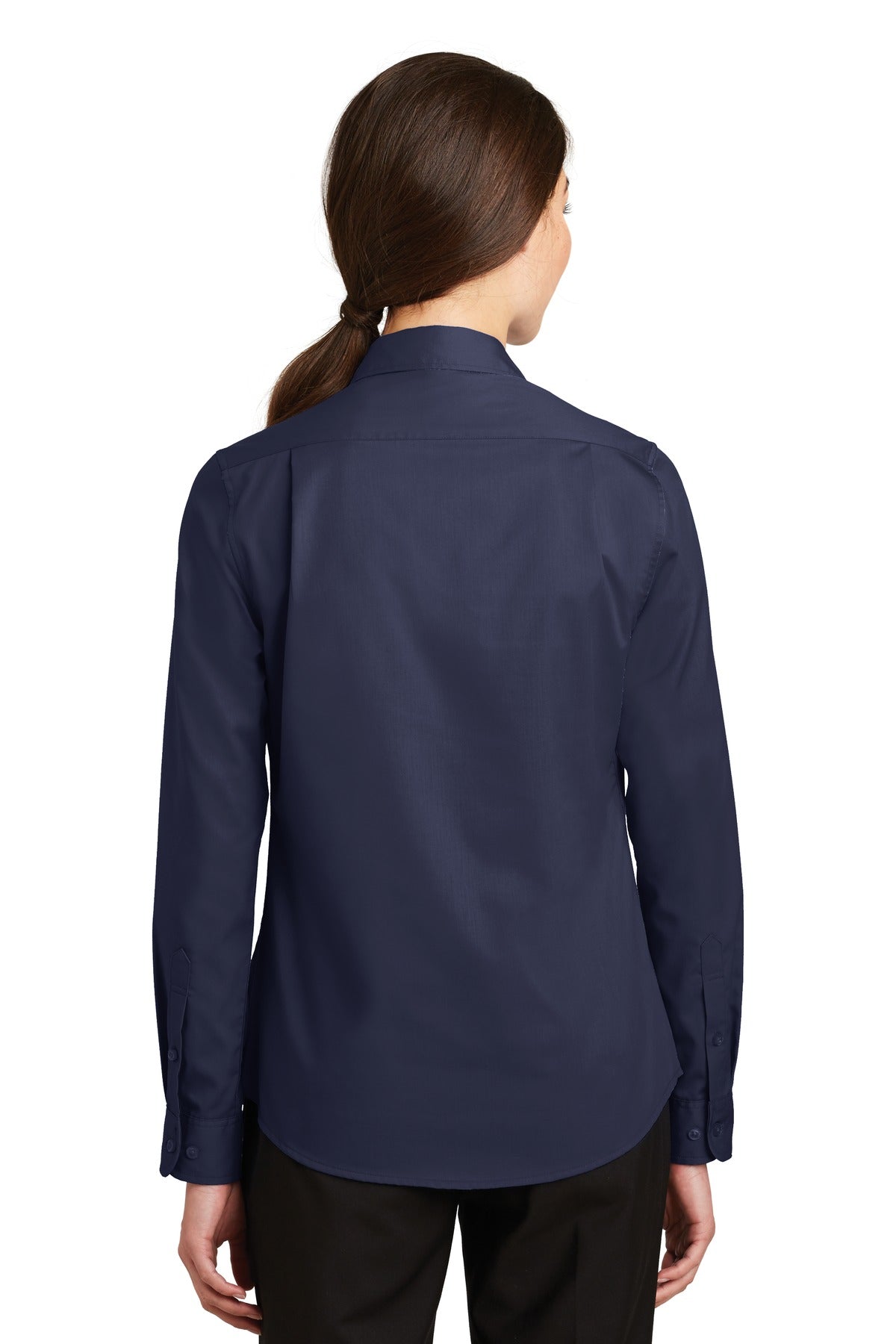 Port Authority Women's SuperPro Twill Shirt - True Navy