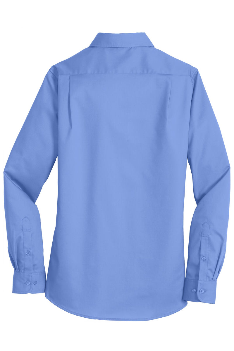 Port Authority Women's SuperPro Twill Shirt - Ultramarine Blue