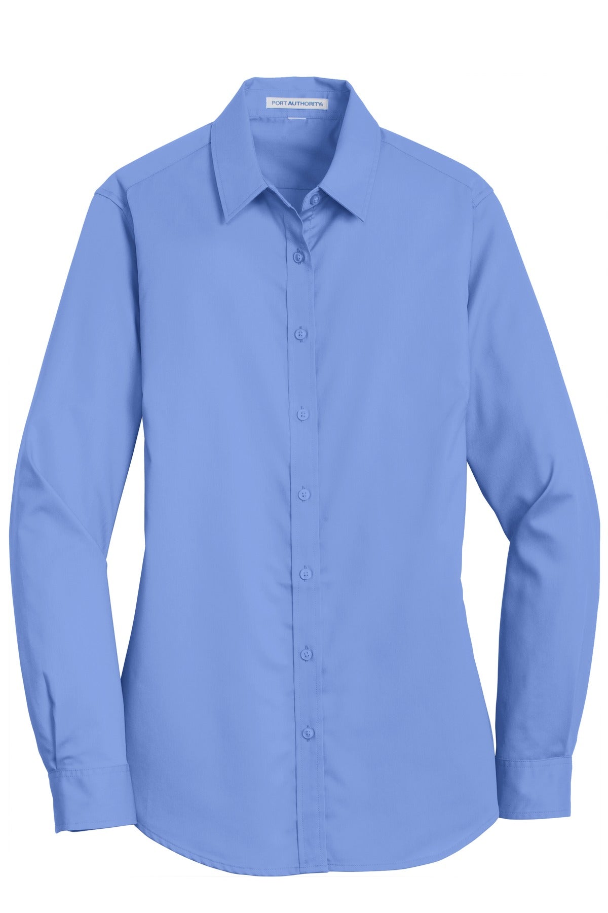 Port Authority Women's SuperPro Twill Shirt - Ultramarine Blue