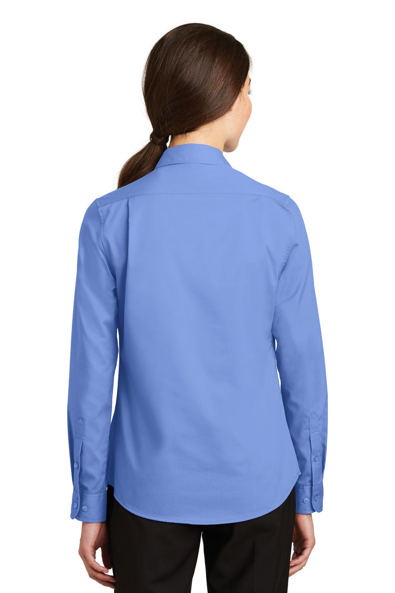 Port Authority Women's SuperPro Twill Shirt - Ultramarine Blue
