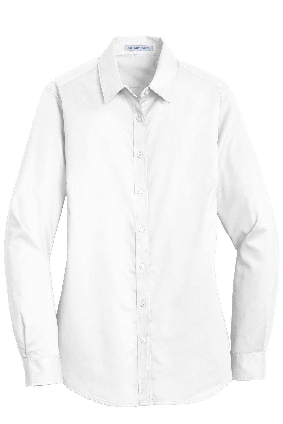 Port Authority Women's SuperPro Twill Shirt - White