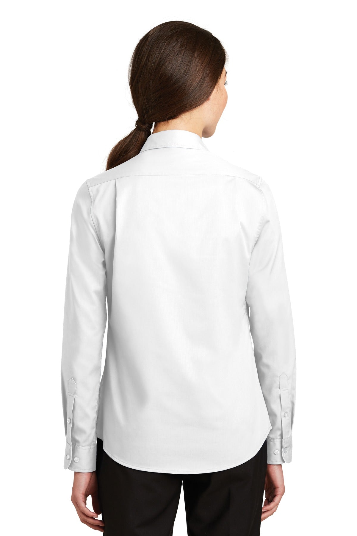 Port Authority Women's SuperPro Twill Shirt - White