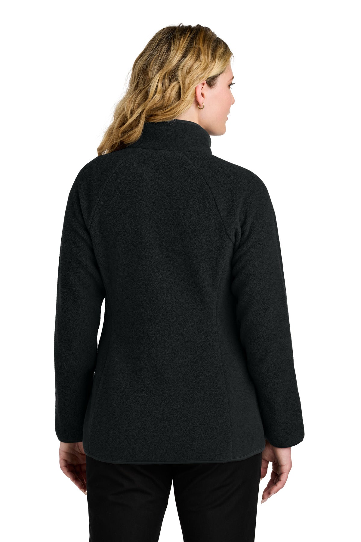 Port Authority Women's C-FREE Raglan Fleece - Deep Black