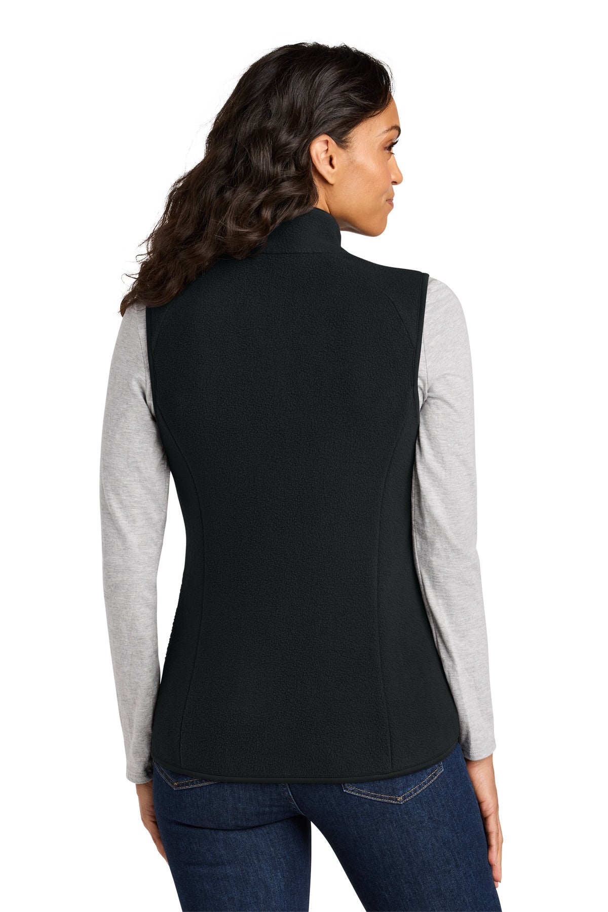 Port Authority Women's C-FREE Fleece Vest - Deep Black