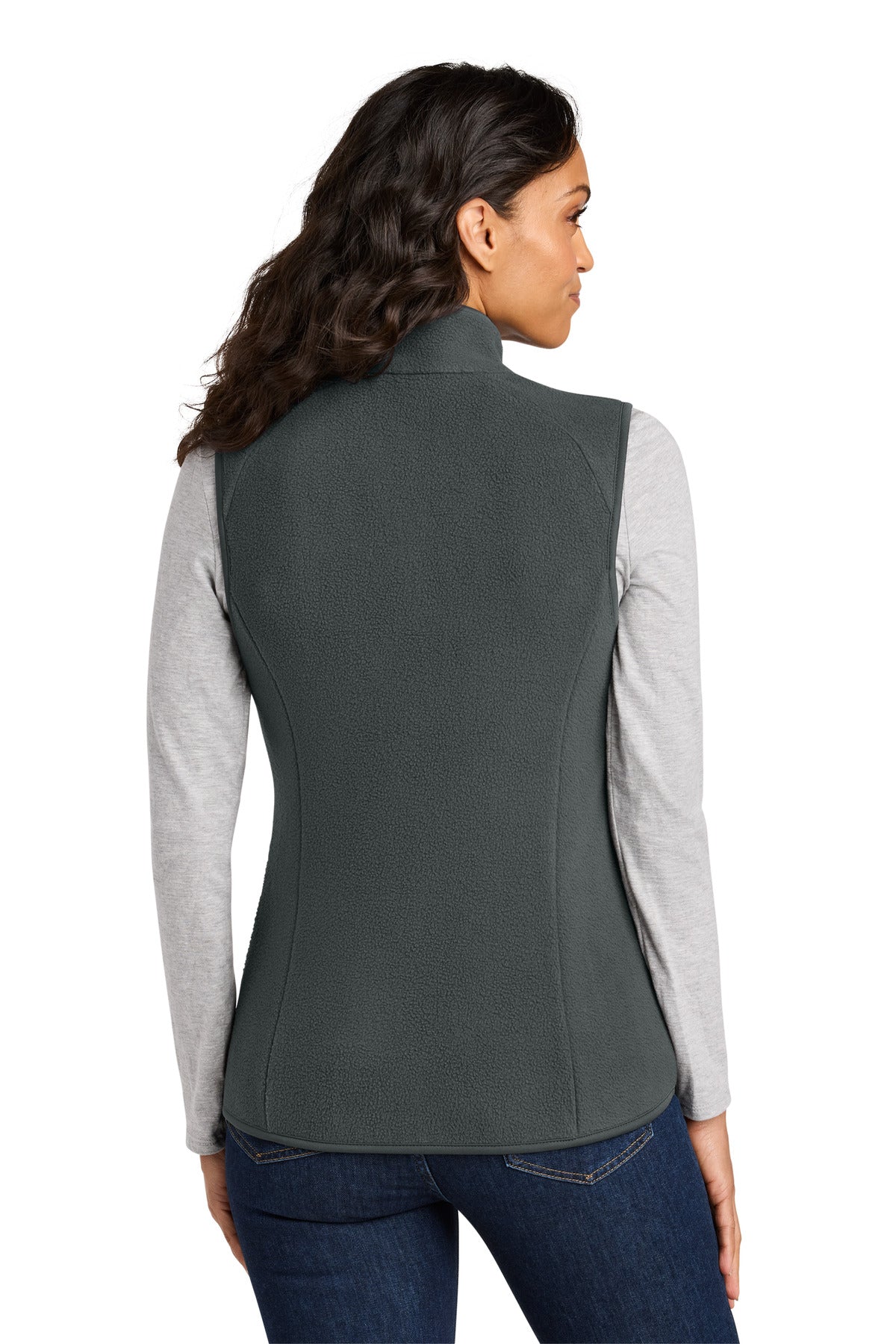 Port Authority Women's C-FREE Fleece Vest - Grey Steel