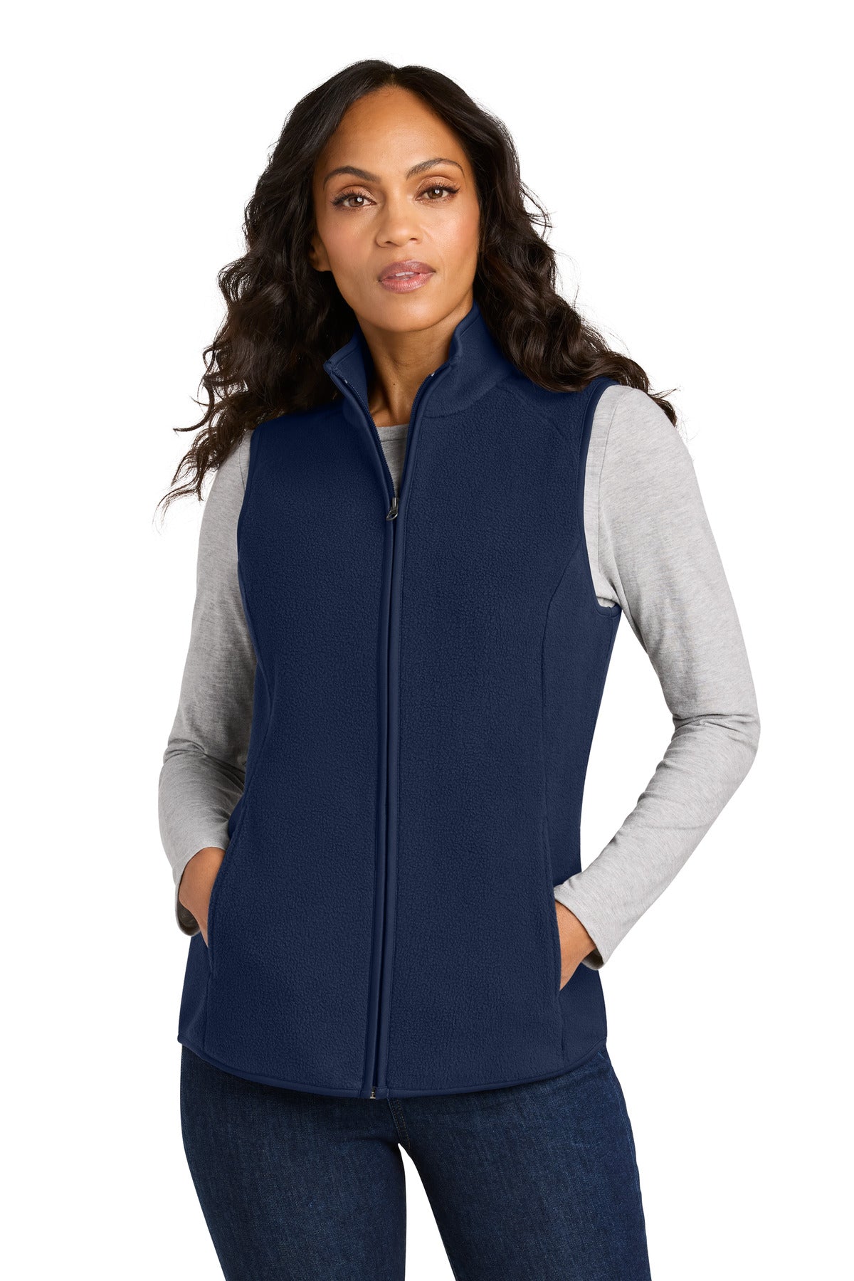 Port Authority Women's C-FREE Fleece Vest - True Navy