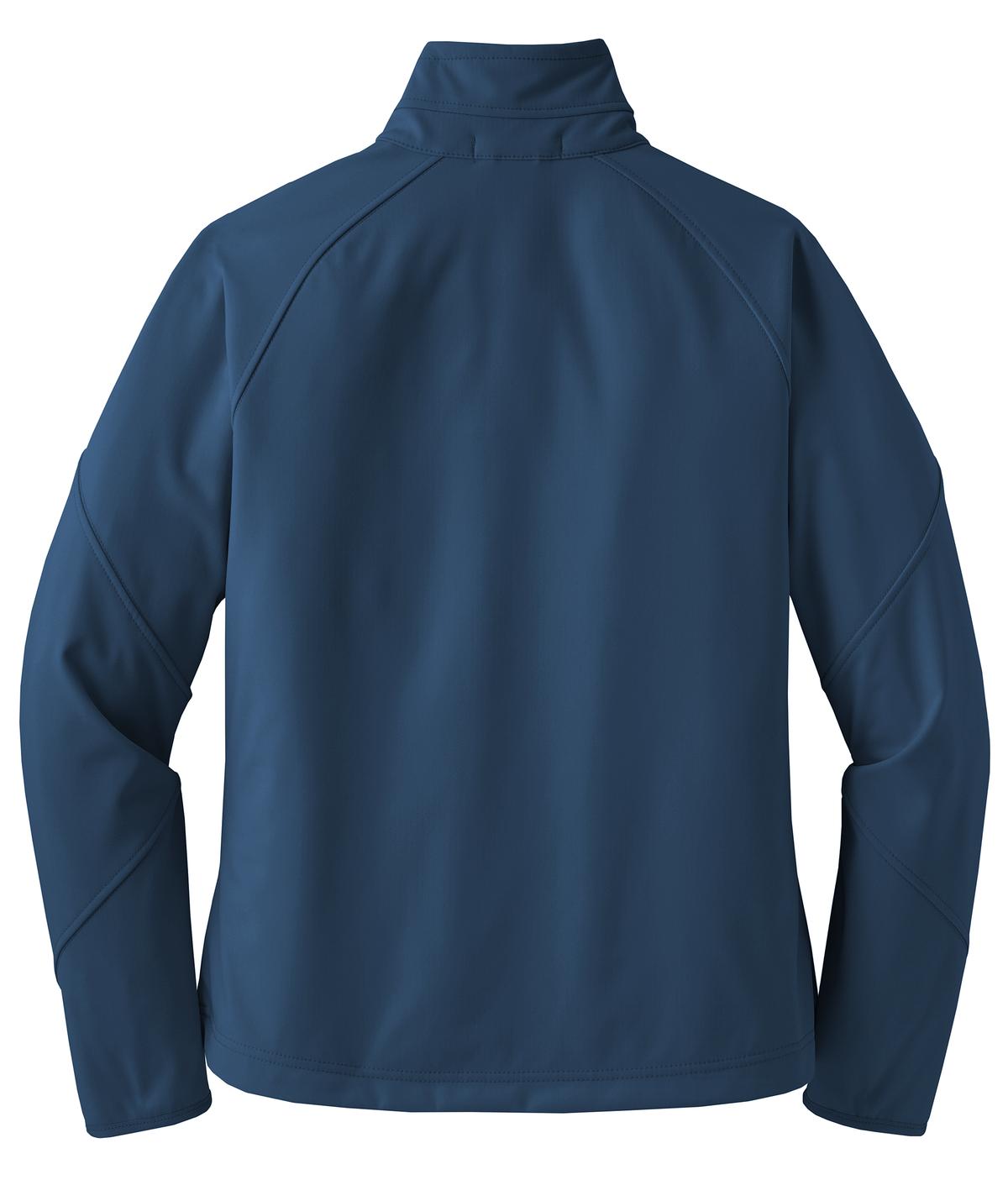 Port Authority Women's Textured Soft Shell Jacket - Insignia Blue