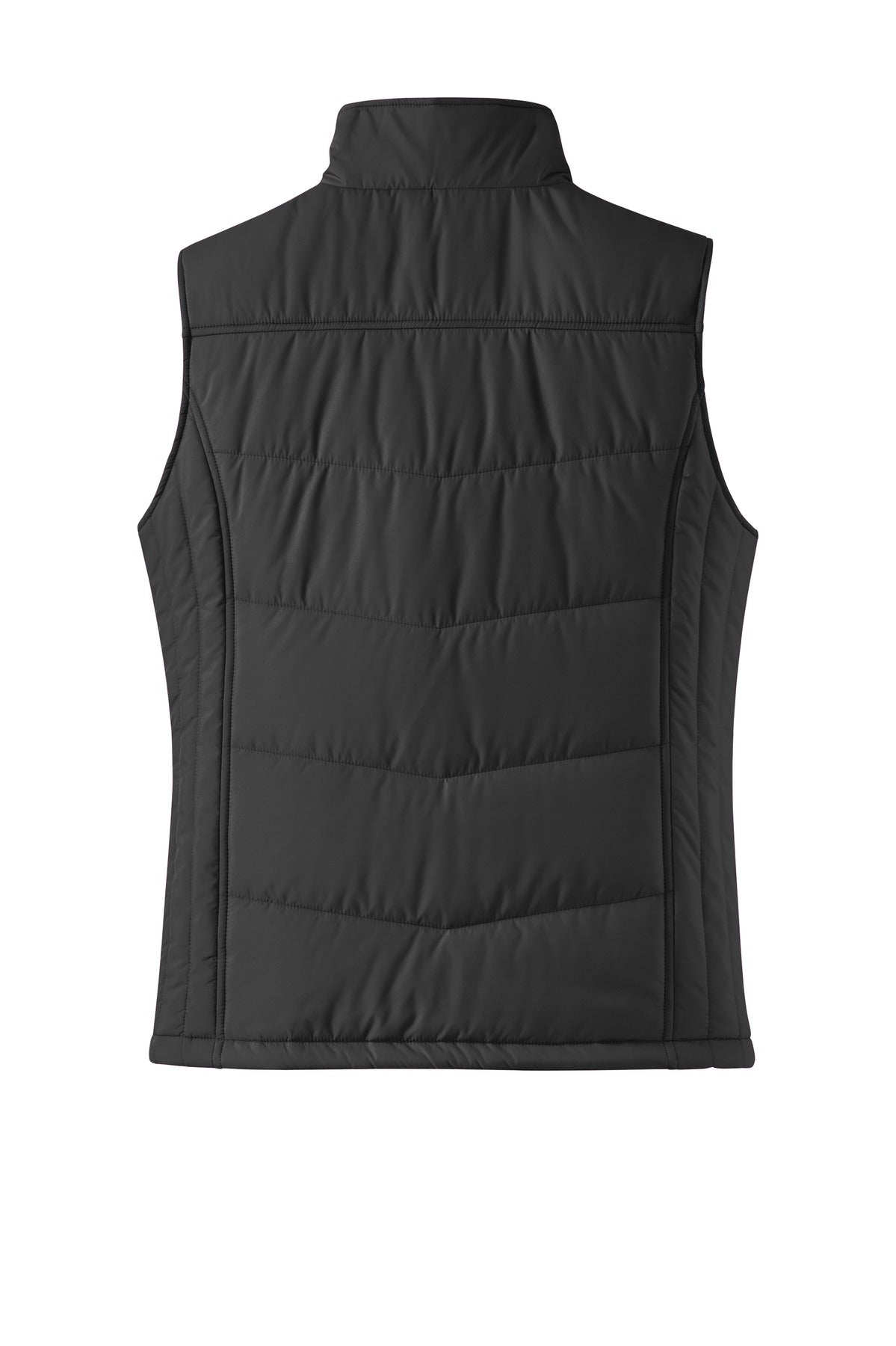 Port Authority Women's Puffy Vest - Black/ Black