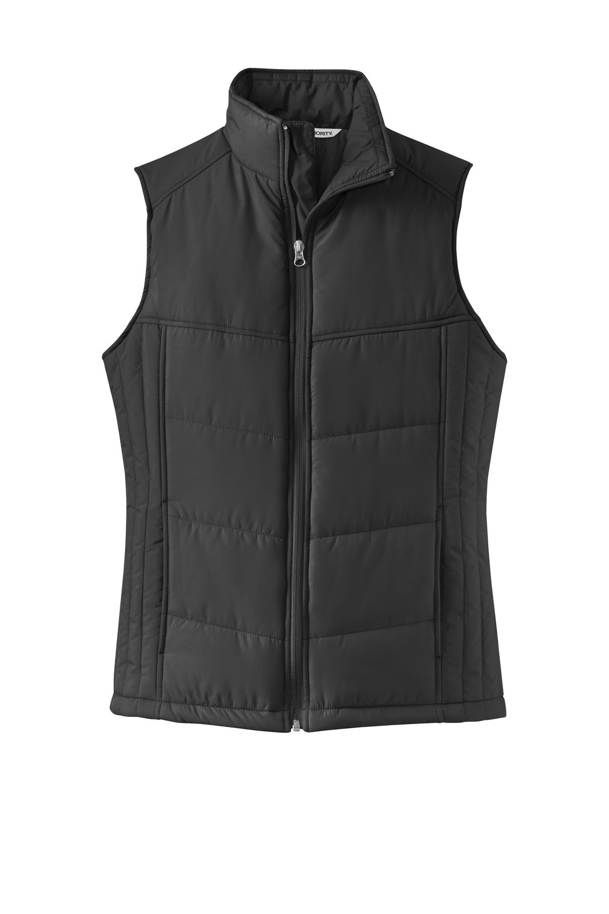 Port Authority Women's Puffy Vest - Black/ Black