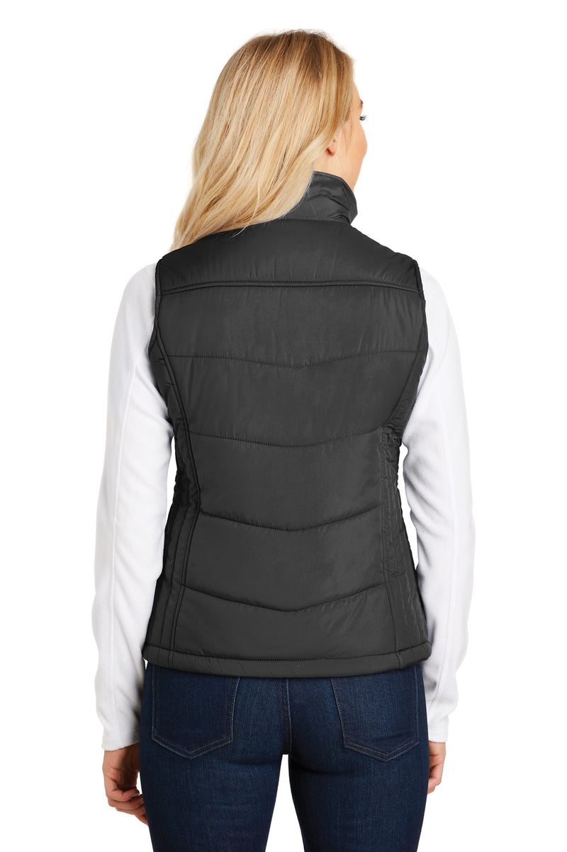 Port Authority Women's Puffy Vest - Black/ Black