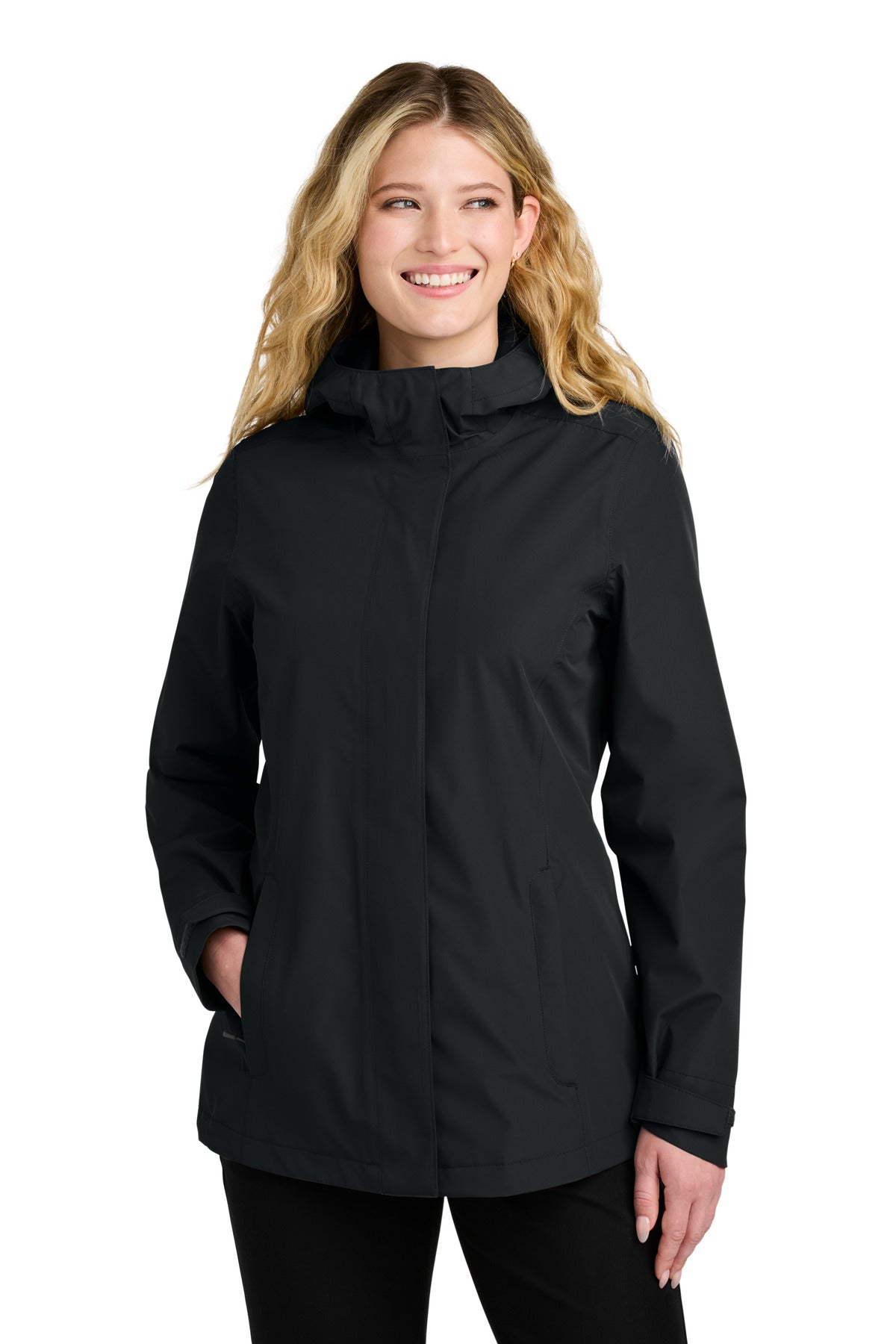 Port Authority Women's C-FREE Rain Jacket - Deep Black
