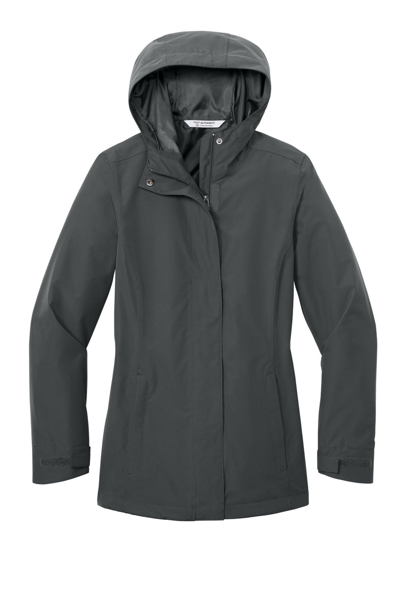 Port Authority Women's C-FREE Rain Jacket - Grey Steel