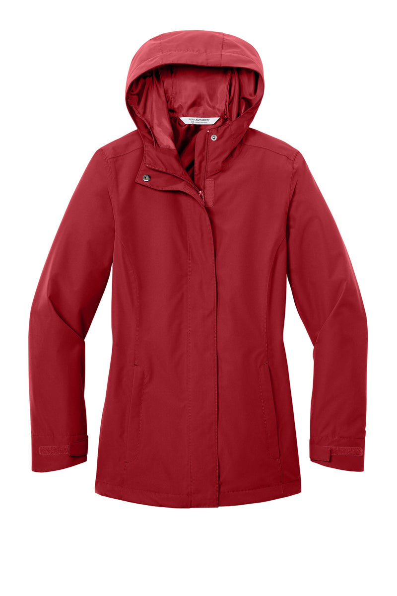 Port Authority Women's C-FREE Rain Jacket - Rich Red