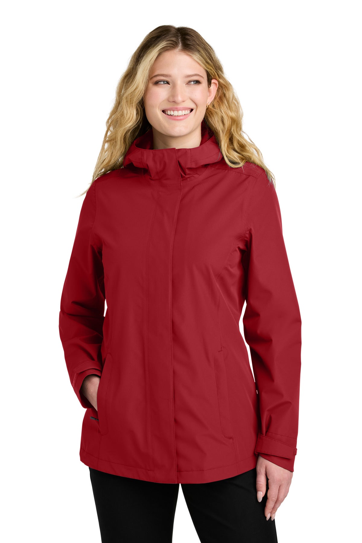 Port Authority Women's C-FREE Rain Jacket - Rich Red