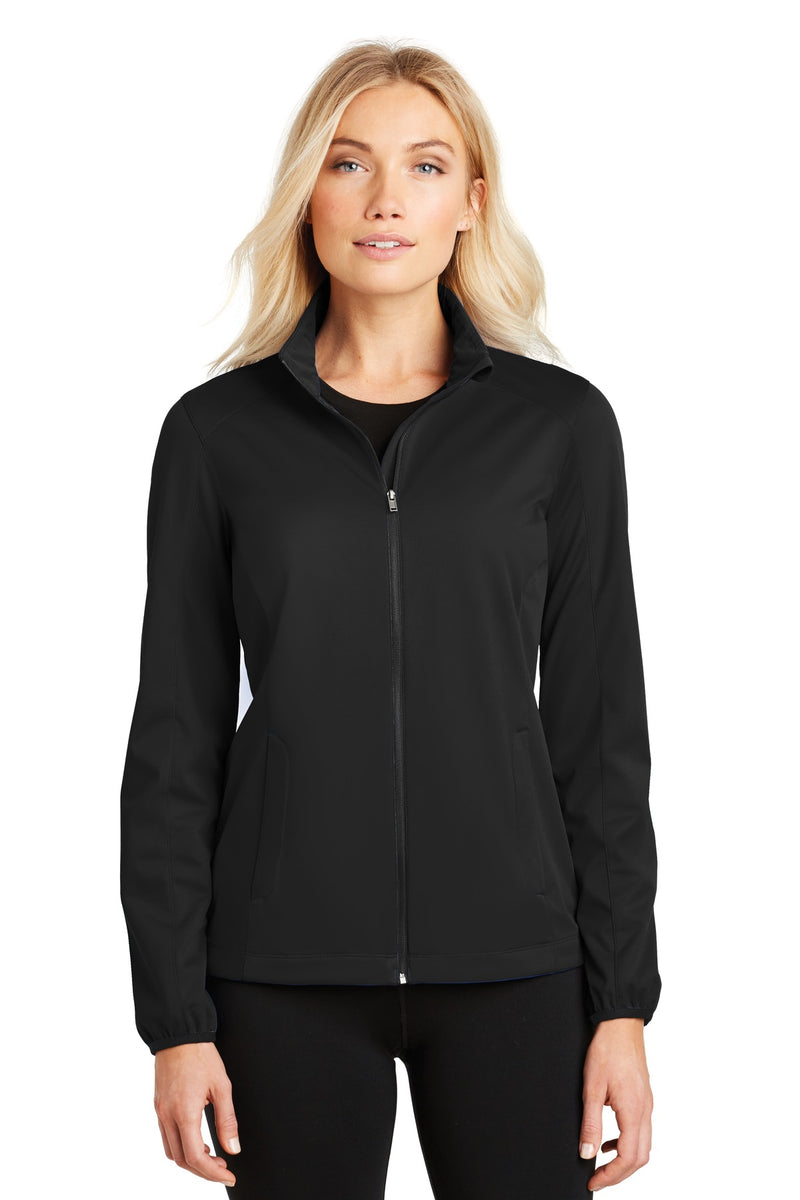 Port Authority Women's Active Soft Shell Jacket - Deep Black