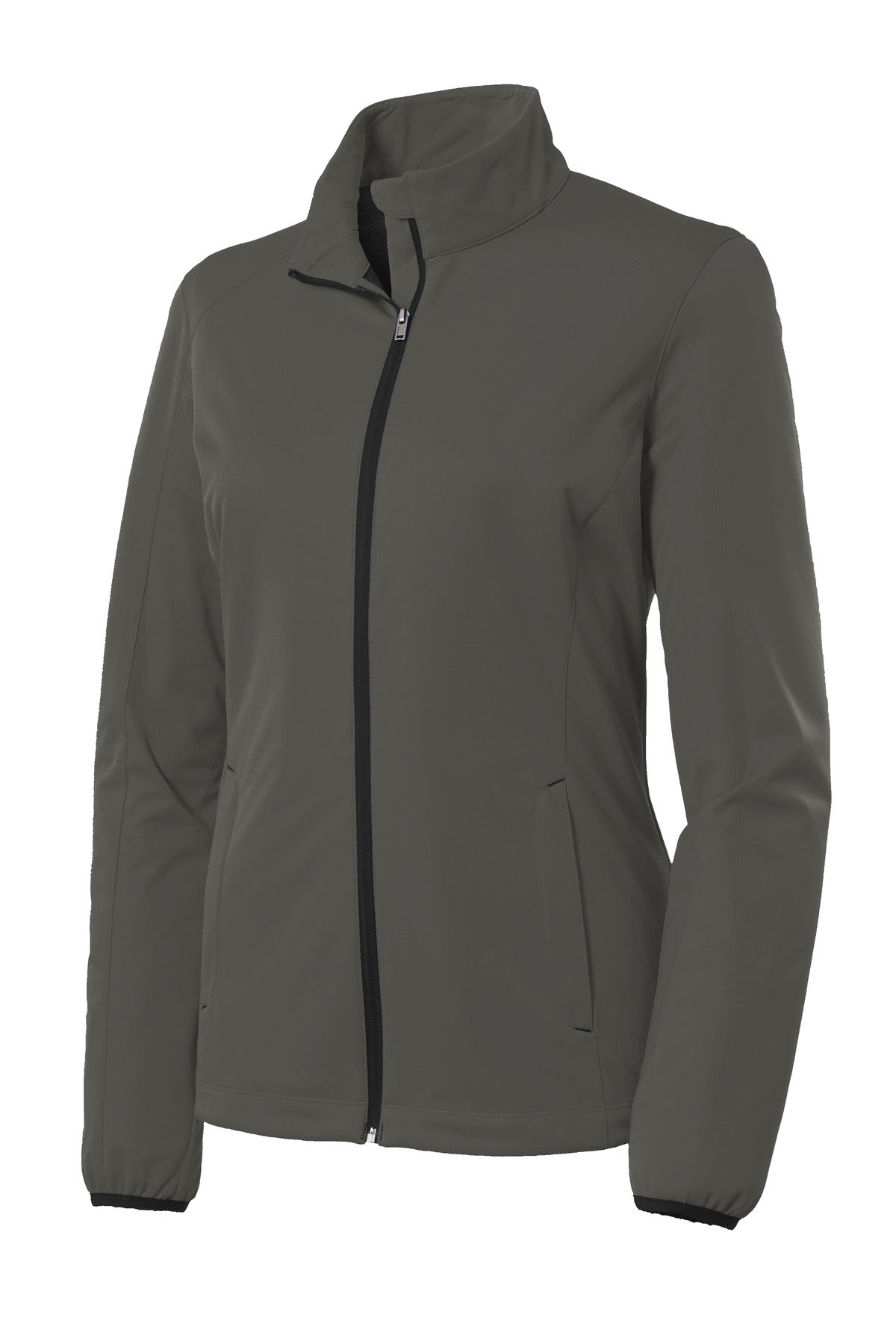Port Authority Women's Active Soft Shell Jacket - Grey Steel