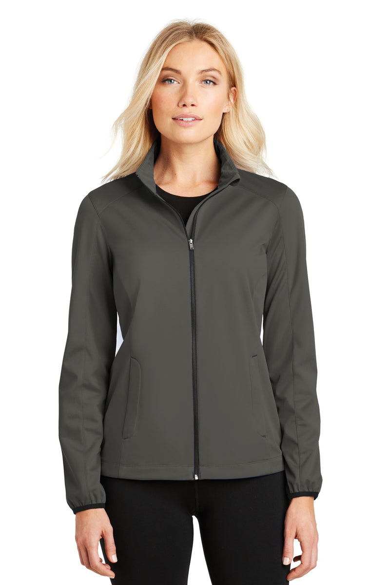 Port Authority Women's Active Soft Shell Jacket - Grey Steel