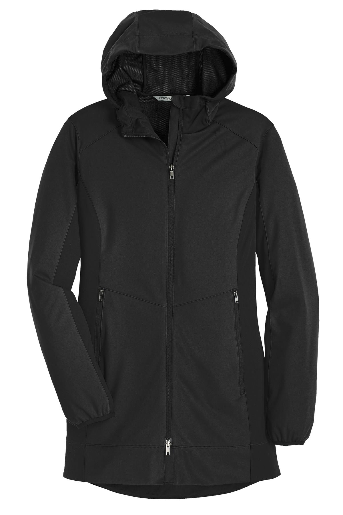 Port Authority Women's Active Hooded Soft Shell Jacket - Deep Black