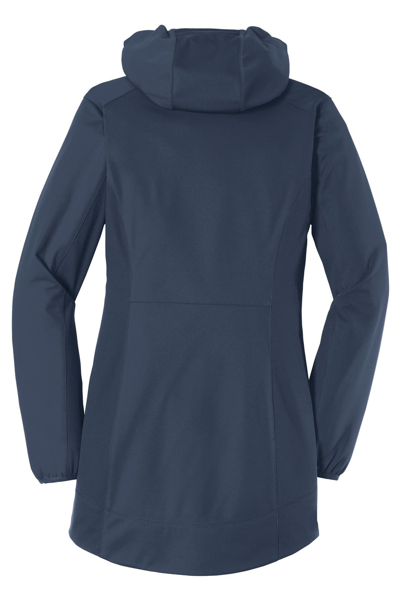 Port Authority Women's Active Hooded Soft Shell Jacket - Dress Blue Navy