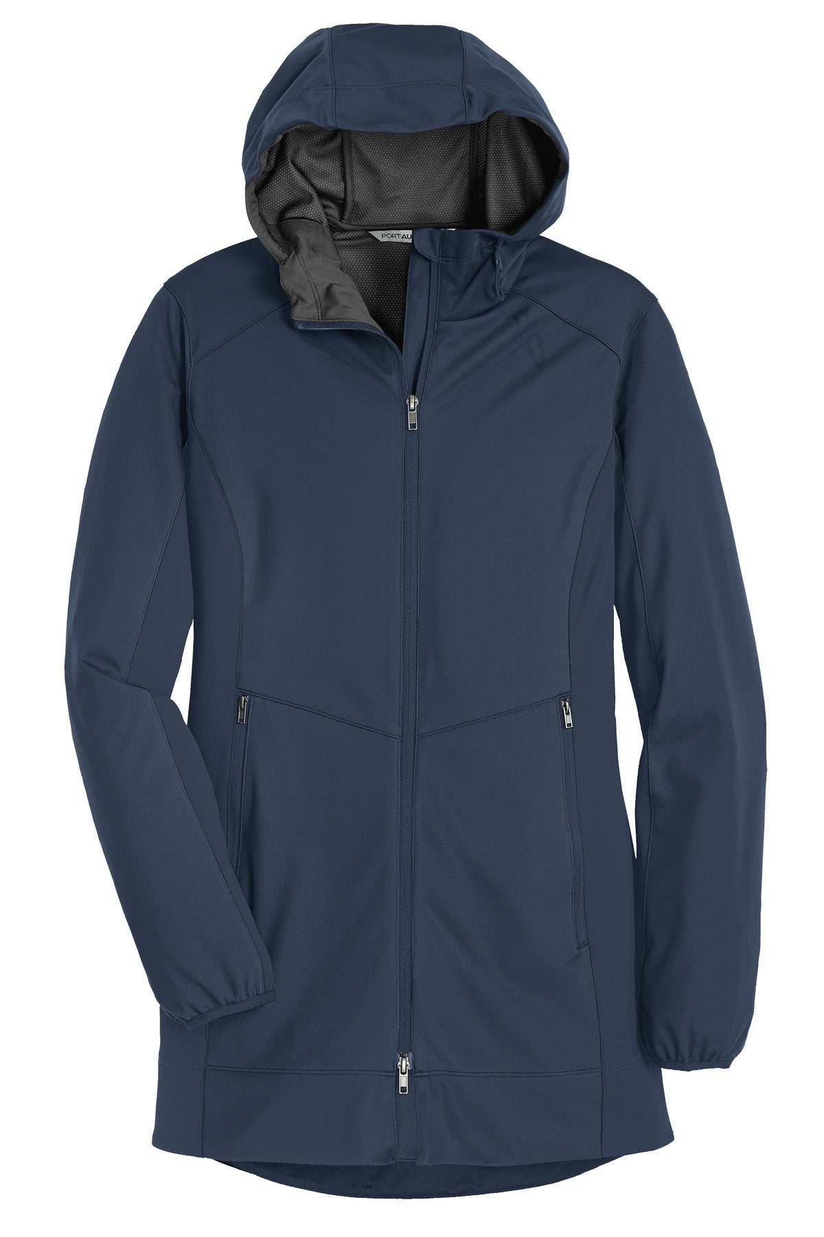 Port Authority Women's Active Hooded Soft Shell Jacket - Dress Blue Navy