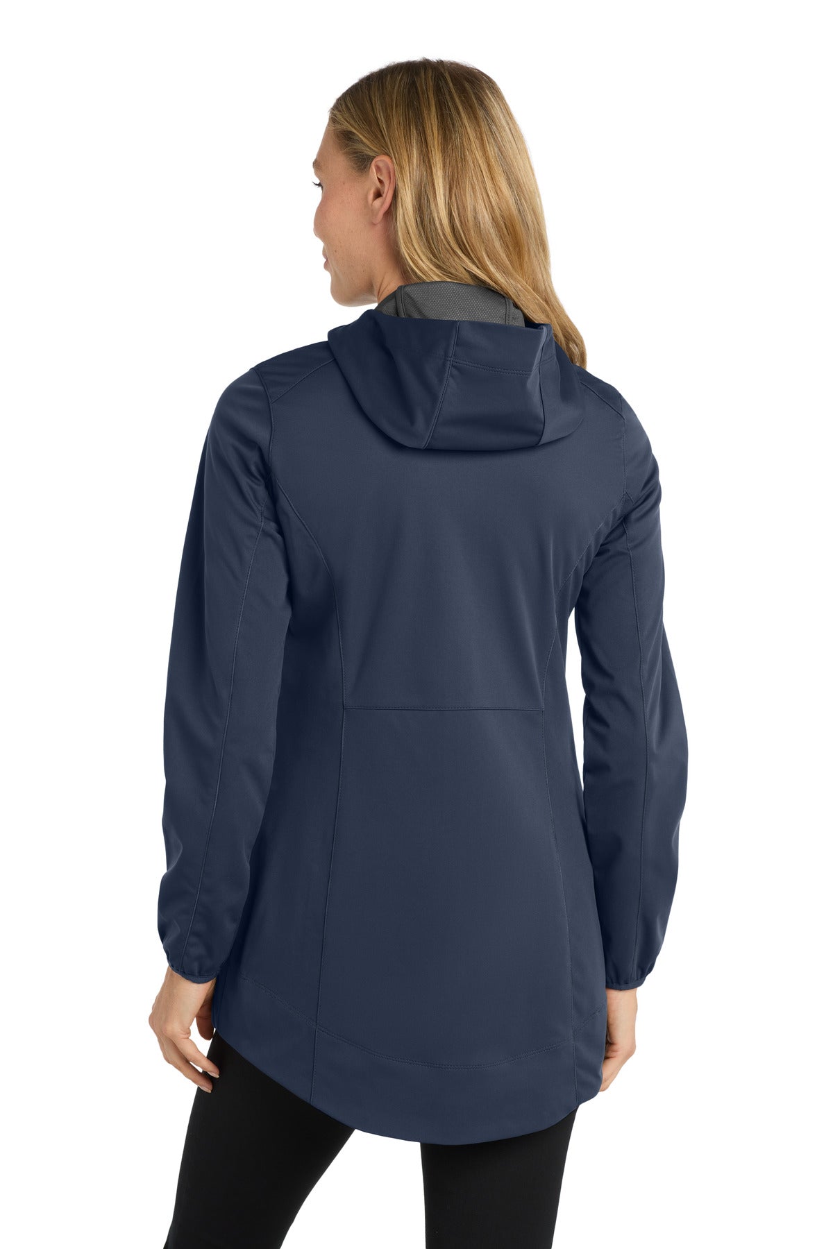 Port Authority Women's Active Hooded Soft Shell Jacket - Dress Blue Navy