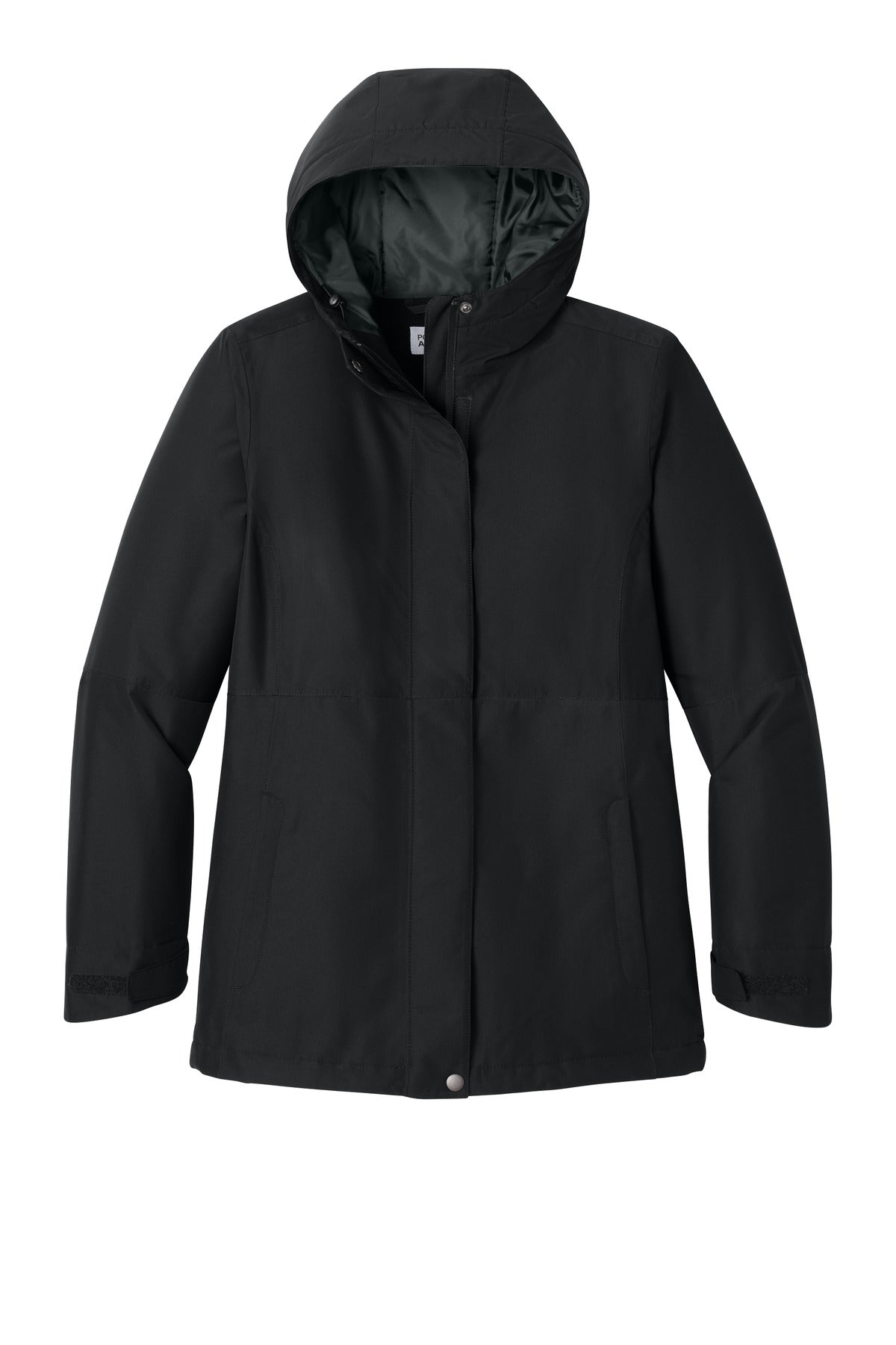 Port Authority Women's Insulated Heavy Ripstop Jacket - Deep Black