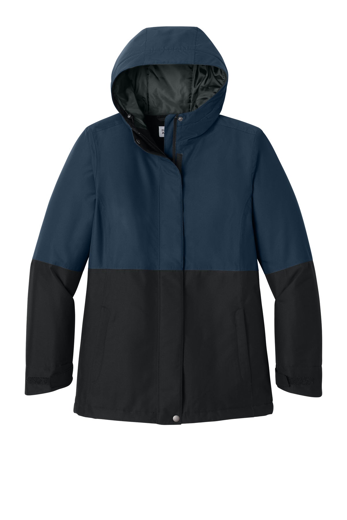 Port Authority Women's Insulated Heavy Ripstop Jacket - Dress Blue Navy/ Deep Black